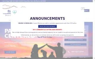 Desert Family Physicians website