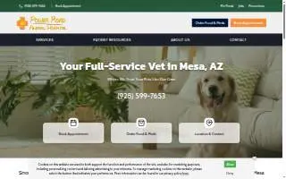 Power Road Animal Hospital website