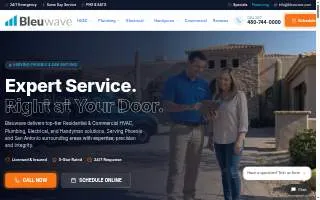 Bleuwave General Contracting LLC website