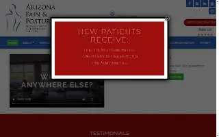 Arizona Pain & Posture | Scottsdale Chiropractor website