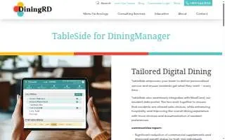 Tableside Gourmet of Scottsdale website