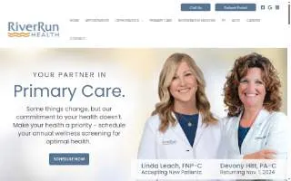RiverRun HEALTH: Sports + Ortho website