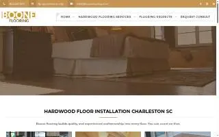 Boone Flooring of Charleston website