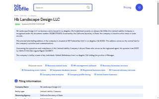 HB Landscape Design LLC
