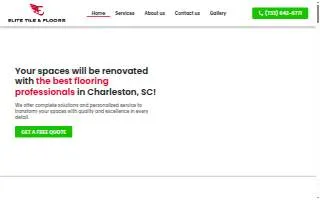 Elite Tile & Floors website