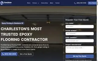 FlowState Epoxy Flooring website