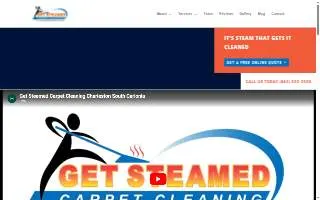 Get Steamed Carpet Cleaning website