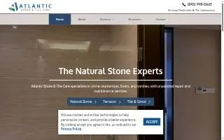 Atlantic Stone and Tile Care website