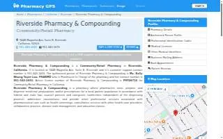 Riverside Pharmacy and Compounding website