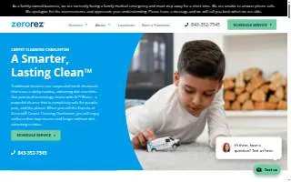 Zerorez of Charleston website