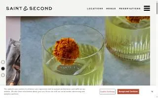 Saint & Second website
