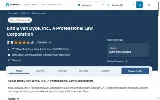 Bird & Van Dyke, Inc. - A Professional Law Corporation website
