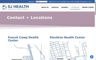 SJ Health website