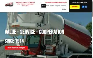Van Smith Block Co of Summerville website