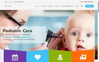 North Shore Pediatrics of Norfolk website