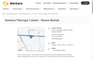 Sentara Therapy Center - Neuro Rehab