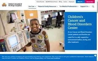 Cancer and Blood Disorders Center website