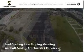 Straight Striping website
