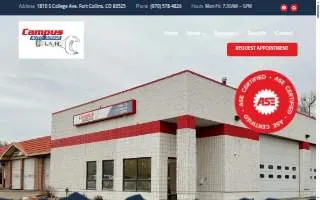 Campus Auto Repair of Fort Collins website