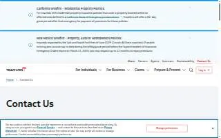 Travelers website