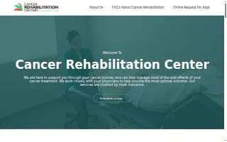 Cancer Rehabilitation Centers website