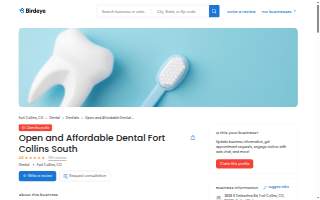 Open and Affordable Dental Fort Collins South