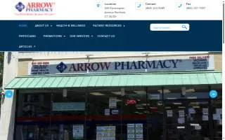 Arrow Pharmacy of Hartford website