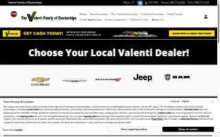 Valenti Audi of New Haven website