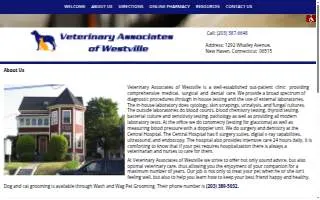 Veterinary Associates of Westville website