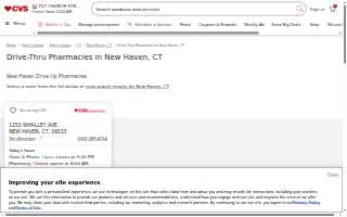CVS Pharmacy of New Haven website