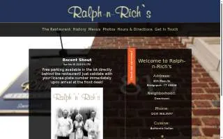Ralph 'n' Rich's website