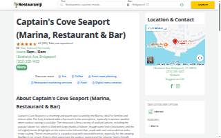 Captain's Cove Seaport (Marina, Restaurant & Bar)