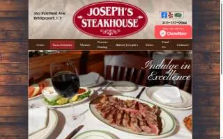 Joseph's Steakhouse website
