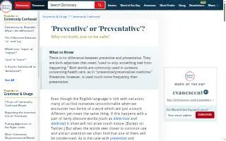 Preventative Healthcare Solutions website