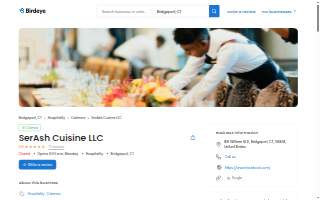 SerAsh Cuisine LLC