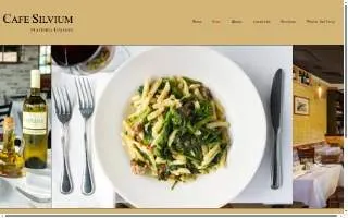 Cafe Silvium website
