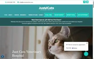 Just Cats website