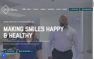 Washington Metro Dental website