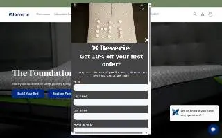 Reverie Coffee website