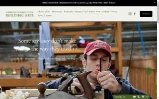 American College of the Building Arts website