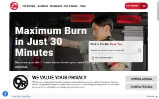 9Round Fitness of Wilmington website