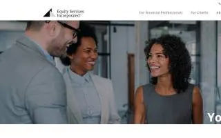 Equity Financial Services website