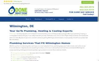 Done Right Today of Wilmington website