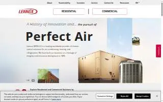 Lennox Stores (Parts Plus) of Wilmington website