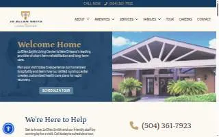 Jo Ellen Smith Living Center website