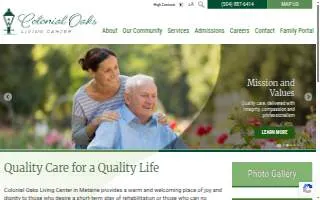 Colonial Oaks Living Center LLC website