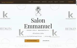 Salon Emmanuel - Inclusive Hair Salon website
