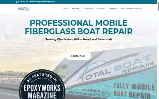 Total Boat Repair | Mobile Fiberglass Boat Repair website