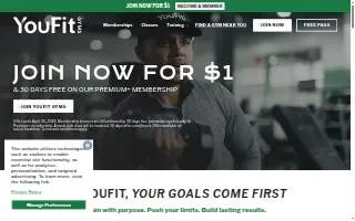 YouFit Gyms North Pompano website