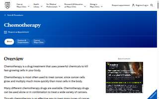 Chemotherapy Treatment Area